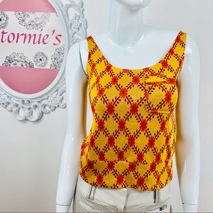 Dang! By Doug and Andy / Orange Yellow Gold Blouse